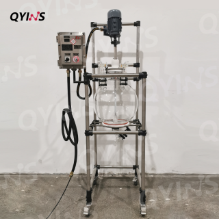 防爆玻璃球型分液器10L20L30L50L 可定制鈦材框架